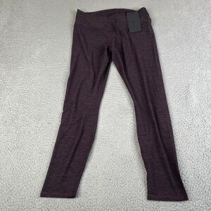 Fabletics Leggings Women XL Deep Plum High Rise Activewear Workout Stretch 29x26